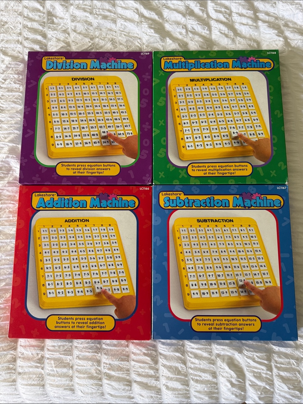 Lakeshore Math Machines - Set of 4